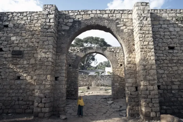 Framed Print : The Buda gate, one of six gates leading into the ancient walled city of Harar Framed Print : The Buda gate, one of six gates leading into the ancient walled city of Harar