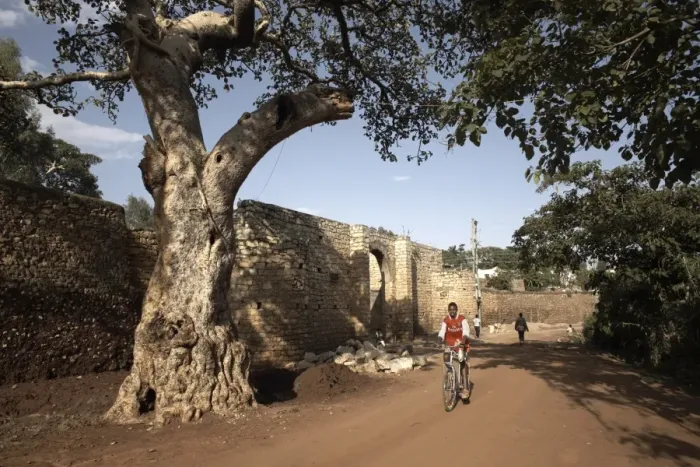 Framed Print : The Buda gate, one of six gates leading into the ancient walled city of Harar Framed Print : The Buda gate, one of six gates leading into the ancient walled city of Harar
