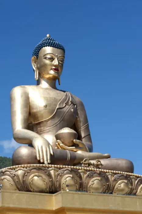 Framed Print : Buddha Dordenma statue, bronze, gilded in gold, 51 Framed Print : Buddha Dordenma statue, bronze, gilded in gold, 51