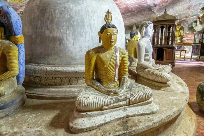 Framed Print : Buddha figures inside Dambulla cave Buddhist temple complex, UNESCO World Heritage Site, Sri Lanka, Asia Framed Print : Buddha figures inside Dambulla cave Buddhist temple complex, UNESCO World Heritage Site, Sri Lanka, Asia