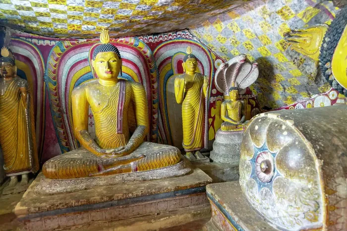 Framed Print : Buddha figures inside Dambulla cave Buddhist temple complex, UNESCO World Heritage Site, Sri Lanka, Asia Framed Print : Buddha figures inside Dambulla cave Buddhist temple complex, UNESCO World Heritage Site, Sri Lanka, Asia
