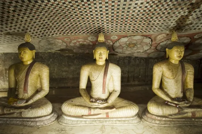 Framed Print : Buddha images in the cave temple Framed Print : Buddha images in the cave temple
