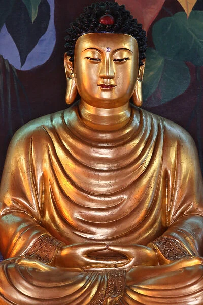 Buddha statue, Hong Hien Tu Temple, Frejus, Var, Provence, France, Europe