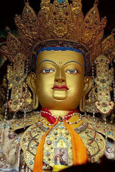 Buddha Statue, Xiaozhao Temple, Lhasa, Tibet