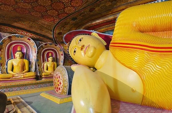 Buddha statues, Southern Province, Sri Lanka, Asia