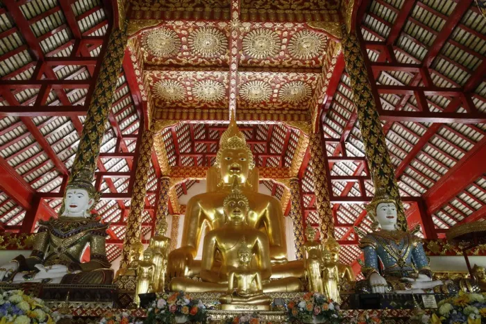 Framed Print : Buddha statues in Wat Suandok, Chiang Mai, Thailand, Southeast Asia, Asia Framed Print : Buddha statues in Wat Suandok, Chiang Mai, Thailand, Southeast Asia, Asia
