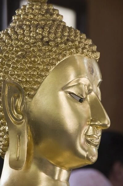 Buddha at Sukhothai Traimit temple, Bangkok, Thailand, Southeast Asia, Asia