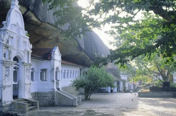Framed Print : The Buddhist cave temples at Dambulla Framed Print : The Buddhist cave temples at Dambulla