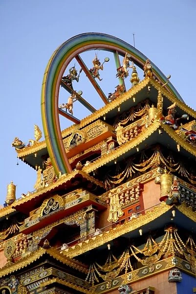 Buddhist Golden Temple, Bylakuppe, Coorg, Karnataka, India
