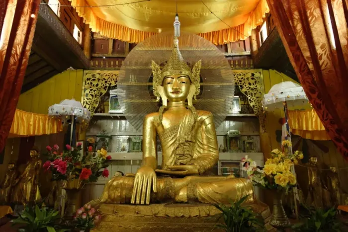 Framed Print : Buddhist monastery, Hsipaw area, Shan State, Republic of the Union of Myanmar (Burma), Asia Framed Print : Buddhist monastery, Hsipaw area, Shan State, Republic of the Union of Myanmar (Burma), Asia