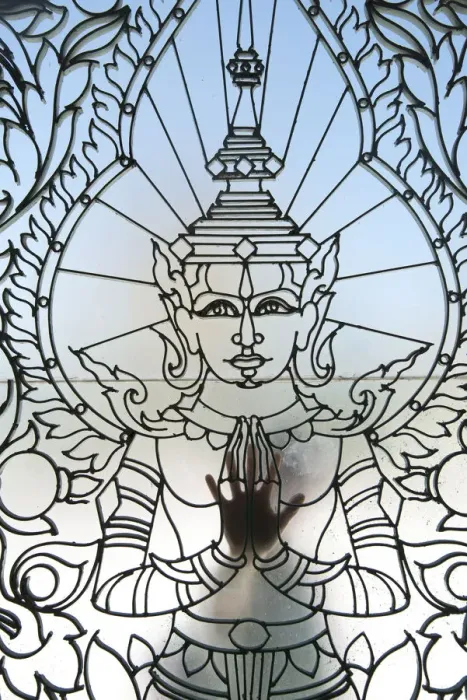 Framed Print : Buddhist motif out of wrought iron at the Royal Palace, Phnom Penh, Cambodia, Indochina Framed Print : Buddhist motif out of wrought iron at the Royal Palace, Phnom Penh, Cambodia, Indochina