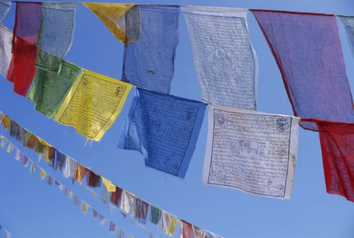 Framed Print : Buddhist prayer flags Framed Print : Buddhist prayer flags