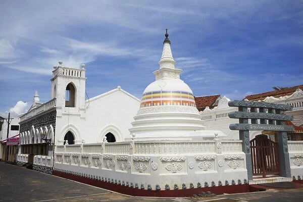 Buddhist temple of Sudharmalaya Vihara, Galle, Southern Province, Sri Lanka, Asia