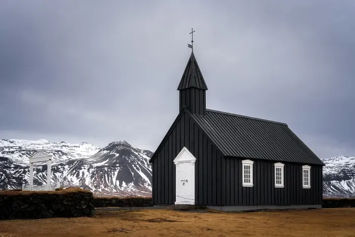 Framed Print : Budhir Church, Snaefellsness Peninsula, Iceland Framed Print : Budhir Church, Snaefellsness Peninsula, Iceland
