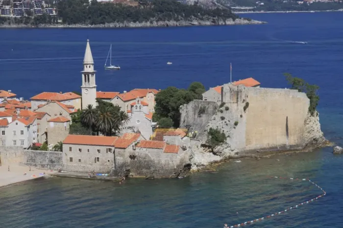 Framed Print : Budva old town, Montenegro, Europe