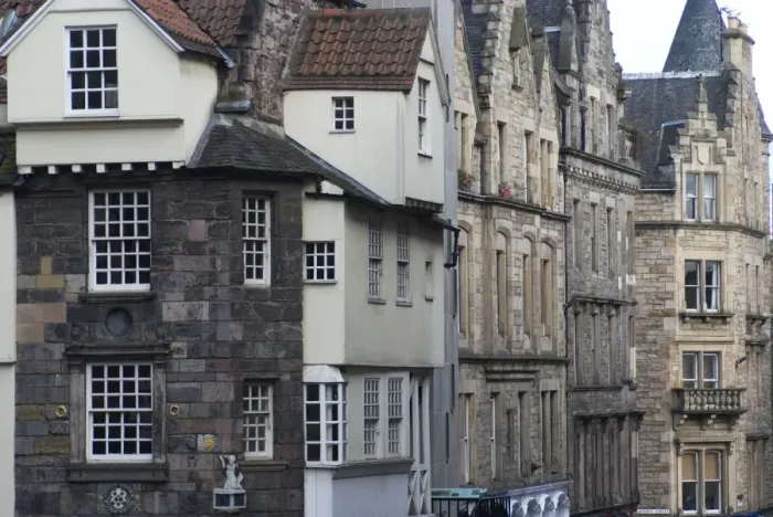 Framed Print : Building details on lower Royal Mile, Edinburgh, Scotland, United Kingdom, Europe Framed Print : Building details on lower Royal Mile, Edinburgh, Scotland, United Kingdom, Europe