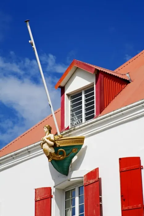 Framed Print : Building detail on Ernest Deproge Street, Fort-de-France, Martinique, French Antilles Framed Print : Building detail on Ernest Deproge Street, Fort-de-France, Martinique, French Antilles