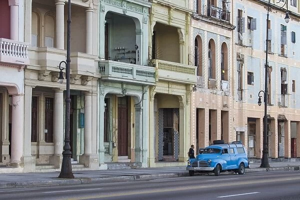 Buildings on The Malecon, Havana, Cuba, West Indies, Central America