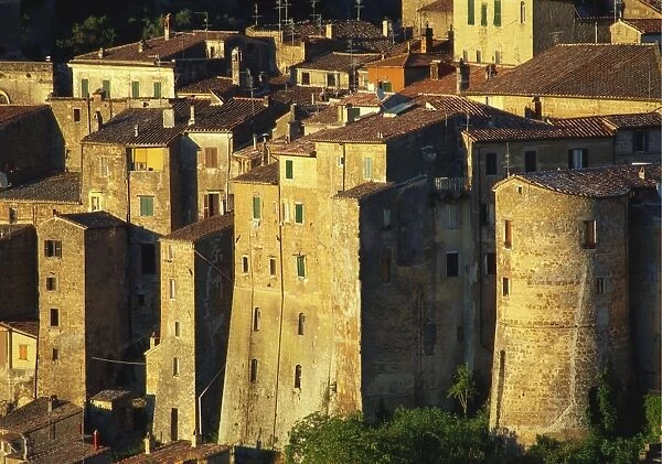 Buildings in Maremma, Tuscany, Italy