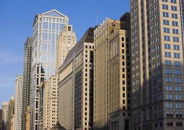 Buildings along West Wacker Drive, Chicago, Illinois, United States of America
