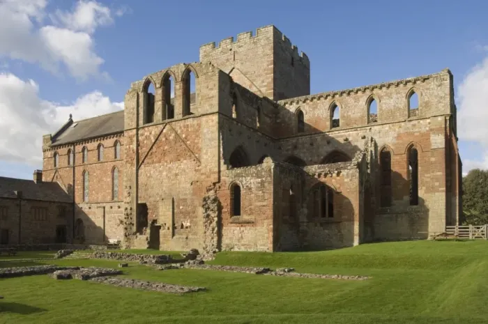 Framed Print : Built with stone taken from Hadrians Wall, Lanercost Abbey, Lanercost, near Brampton Framed Print : Built with stone taken from Hadrians Wall, Lanercost Abbey, Lanercost, near Brampton