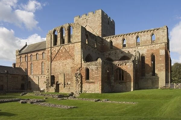Built with stone taken from Hadrians Wall, Lanercost Abbey, Lanercost, near Brampton