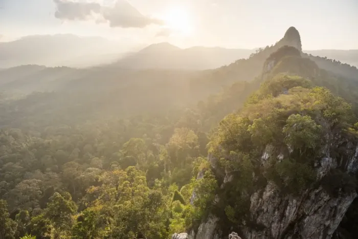 Framed Print : Bukit Tabur Mountain at sunrise, Kuala Lumpur, Malaysia, Southeast Asia, Asia