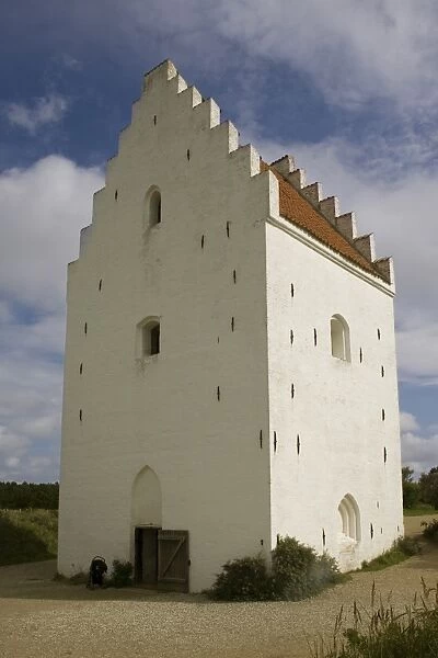 The buried church (Tilsandede kirke), Skagen, North Jutland, Denmark, Scandinavia, Europe