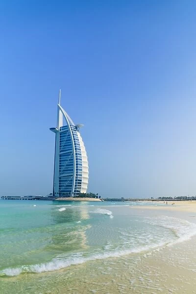Burj Al Arab hotel, iconic Dubai landmark, Jumeirah Beach, Dubai, United Arab Emirates