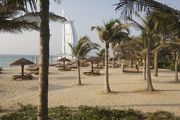 Burj Al Arab Hotel on Jumeirah Beach