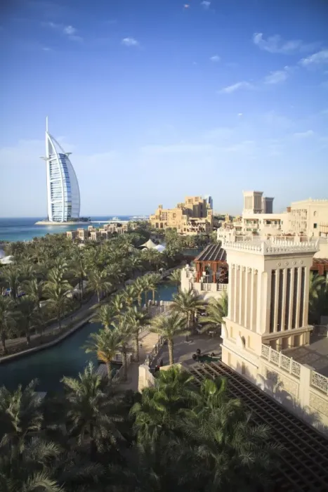 Framed Print : Burj Al Arab seen from the Madinat Jumeirah Hotel, Jumeirah Beach, Dubai Framed Print : Burj Al Arab seen from the Madinat Jumeirah Hotel, Jumeirah Beach, Dubai