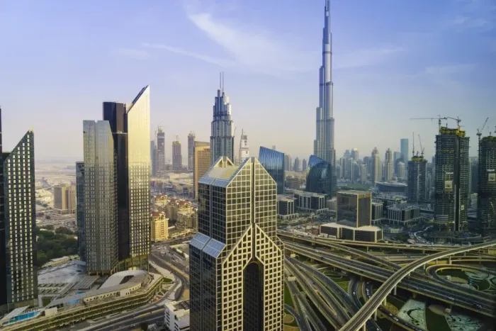 Framed Print : Burj Khalifa and Sheikh Zayed Road Interchange, Downtown Dubai, Dubai, United Arab Emirates Framed Print : Burj Khalifa and Sheikh Zayed Road Interchange, Downtown Dubai, Dubai, United Arab Emirates