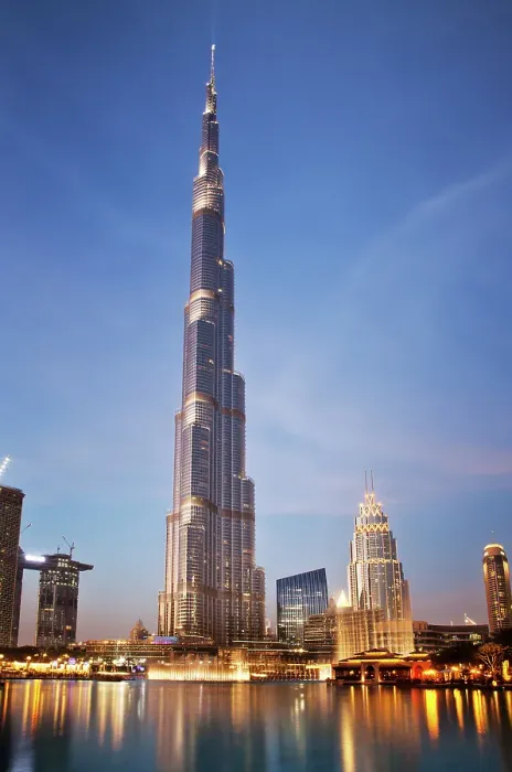 Framed Print : Burj Khalifa, world's tallest tower at night, Downtown Burj Dubai, Dubai, United Arab Emirates Framed Print : Burj Khalifa, world's tallest tower at night, Downtown Burj Dubai, Dubai, United Arab Emirates