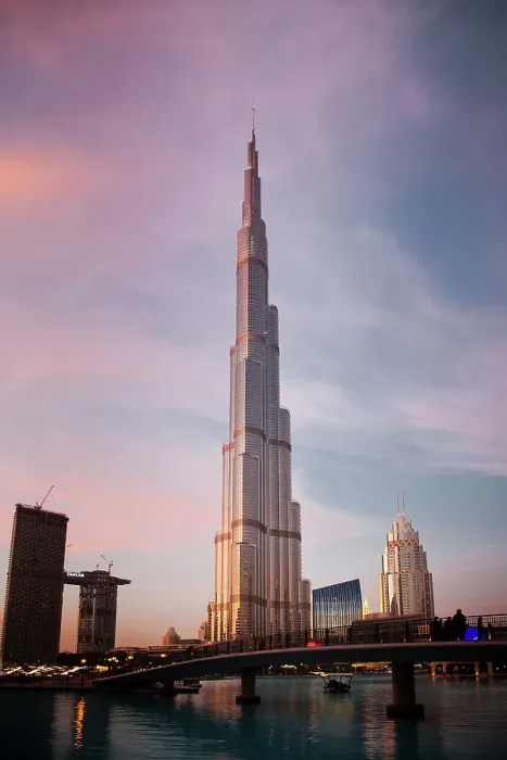 Framed Print : Burj Khalifa, world's tallest tower at sunset, Downtown Burj Dubai, Dubai, United Arab Emirates Framed Print : Burj Khalifa, world's tallest tower at sunset, Downtown Burj Dubai, Dubai, United Arab Emirates