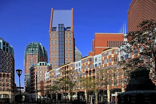 Business District in The Hague, South Holland, Netherlands, Europe