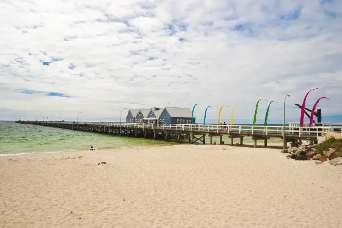 Framed Print : The Busselton Jetty, the longest in the southern hemisphere, originally the wooden jetty was built for the logging trade in the 1850, now a tourist attraction, Busselton, Western Australia Framed Print : The Busselton Jetty, the longest in the southern hemisphere, originally the wooden jetty was built for the logging trade in the 1850, now a tourist attraction, Busselton, Western Australia