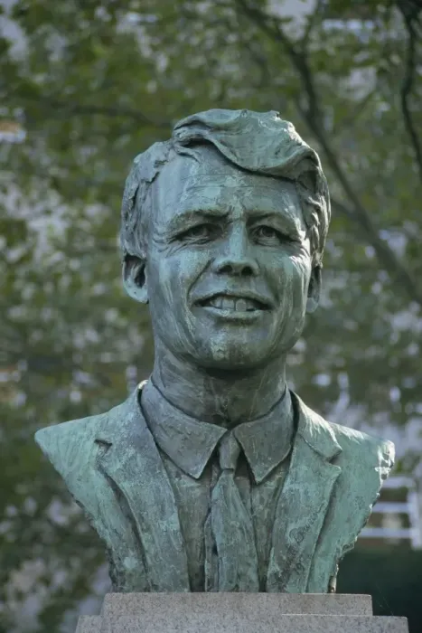 Framed Print : Bust of Robert Kennedy, Brooklyn, New York, United States of America, North America Framed Print : Bust of Robert Kennedy, Brooklyn, New York, United States of America, North America