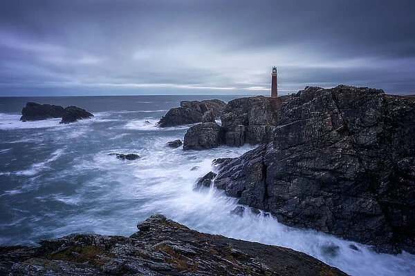 Butt of Lewis Lighthouse, Isle of Lewis, Outer Hebrides, Scotland, United Kingdom, Europe