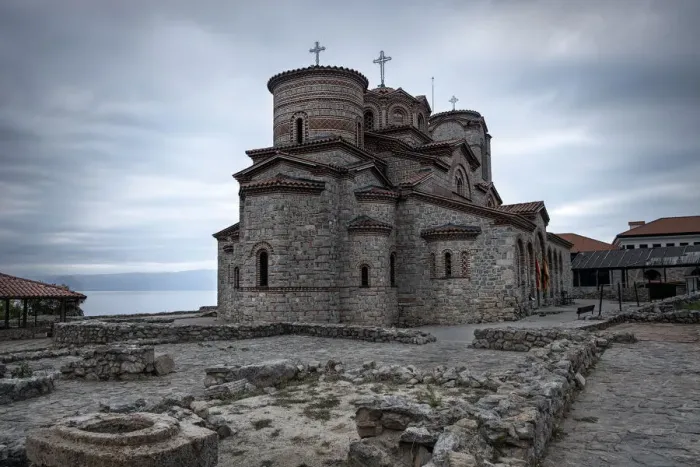 Framed Print : Byzantine Church of Saints Clement and Panteleimon, UNESCO World Heritage Site, Ohrid Framed Print : Byzantine Church of Saints Clement and Panteleimon, UNESCO World Heritage Site, Ohrid