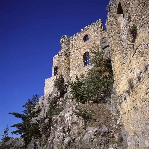 Byzantine watchtower rebuilt as a castle by Lusignans in the 12th century