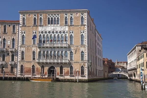 Ca Foscari, Grand Canal, Venice, UNESCO World Heritage Site, Veneto, Italy, Europe