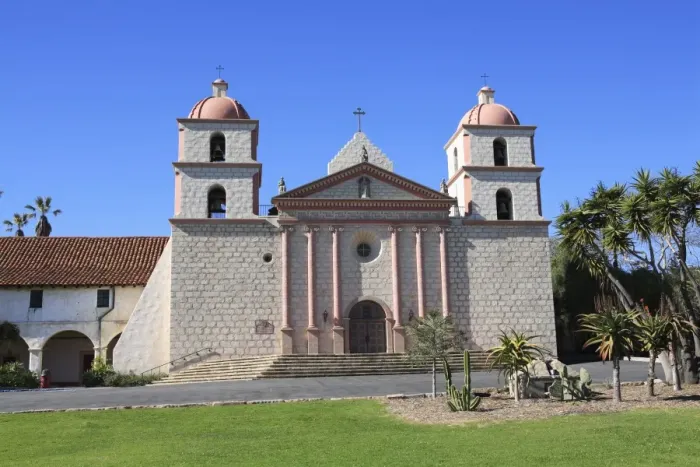 Framed Print : CA60680. Santa Barbara Mission, Santa Barbara Framed Print : CA60680. Santa Barbara Mission, Santa Barbara