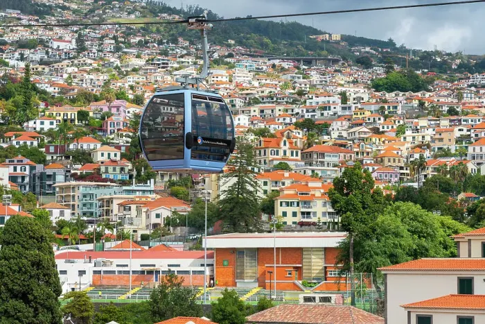 Framed Print : Cable car over Funchal, Teleferico do Funchal, Funchal, Madeira, Portugal, Atlantic, Europe Framed Print : Cable car over Funchal, Teleferico do Funchal, Funchal, Madeira, Portugal, Atlantic, Europe