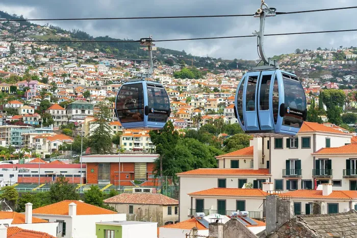 Framed Print : Cable car over Funchal, Teleferico do Funchal, Funchal, Madeira, Portugal, Atlantic, Europe Framed Print : Cable car over Funchal, Teleferico do Funchal, Funchal, Madeira, Portugal, Atlantic, Europe