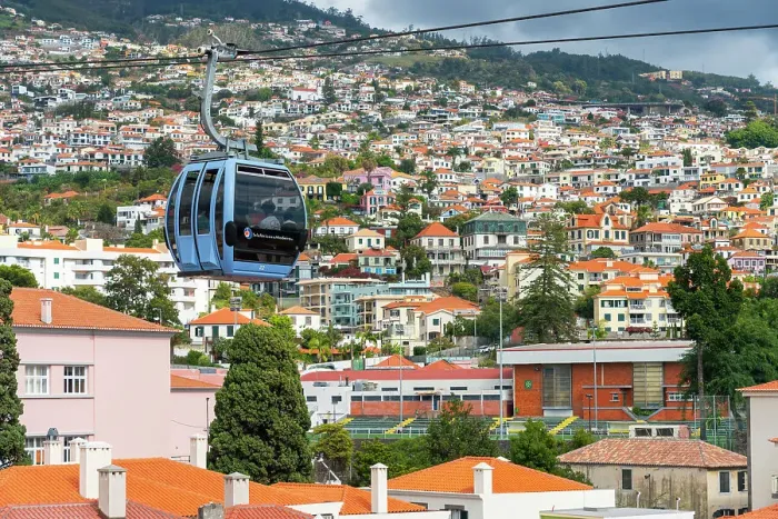 Framed Print : Cable car over Funchal, Teleferico do Funchal, Funchal, Madeira, Portugal, Atlantic, Europe Framed Print : Cable car over Funchal, Teleferico do Funchal, Funchal, Madeira, Portugal, Atlantic, Europe