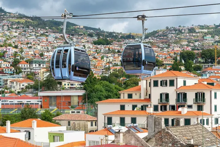 Framed Print : Cable car over Funchal, Teleferico do Funchal, Funchal, Madeira, Portugal, Atlantic, Europe Framed Print : Cable car over Funchal, Teleferico do Funchal, Funchal, Madeira, Portugal, Atlantic, Europe