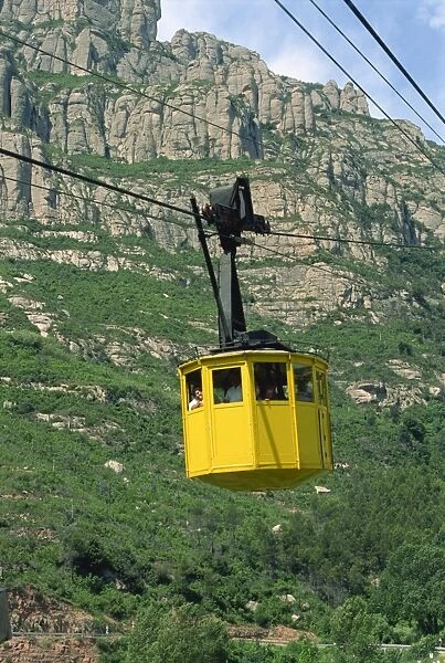 Cable car to Monserrat Monastery
