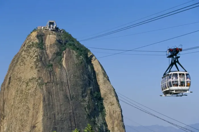 Framed Print : Cable car and Pao de Acucar (Sugar Loaf), Rio de Janeiro, Brazil, South America Framed Print : Cable car and Pao de Acucar (Sugar Loaf), Rio de Janeiro, Brazil, South America