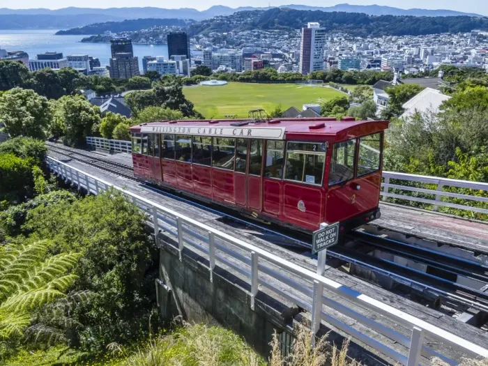 Framed Print : Cable car, Wellington, North Island, New Zealand, Pacific Framed Print : Cable car, Wellington, North Island, New Zealand, Pacific