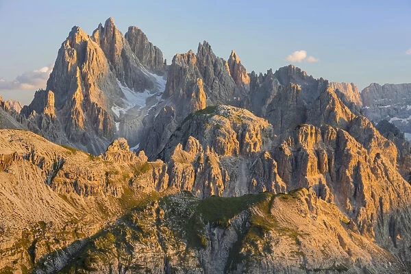Cadini mountain group (Cima Cadin), Dolomites, UNESCO World Heritage Site, Veneto